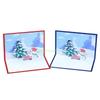 24TE Festive 3D Snowman Card Memorable Gift Family Friend and Loved Ones to the Christmas Season Card Accessory