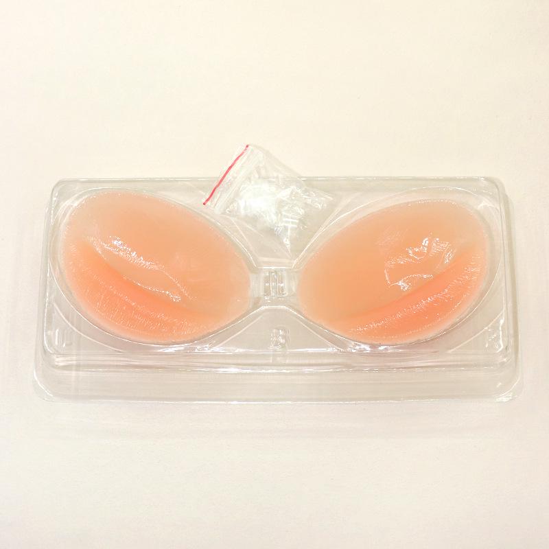 Adesivos invisíveis de silicone push-up para seios - sem costura, sem alças, antiderrapantes e à prova d'água para vestido de noiva