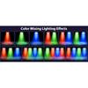 Datewink 2/4PCS Flat Par Lights 36LEDs RGB Stage Lighting Effect DMX512 Control For DJ Disco Church Wedding Party Club Christmas