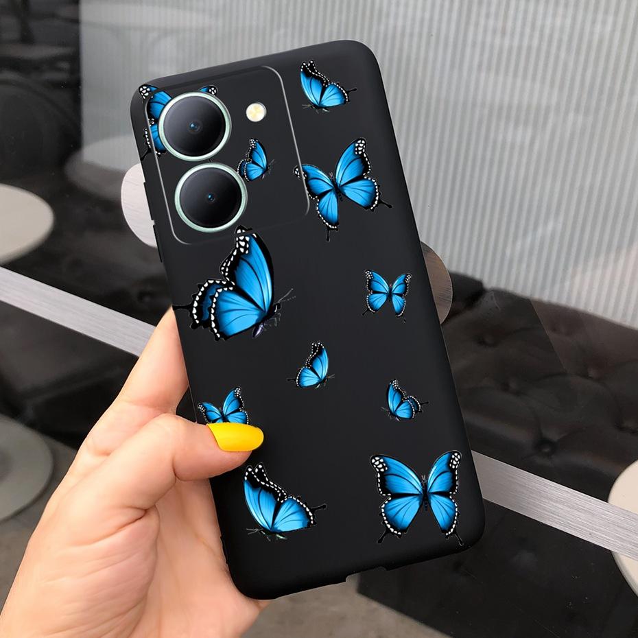 For Vivo Y36 Case 2023 Cute Love-heart Pattern Jelly Silicon Soft Phone Back Cases Cover For VivoY36 Y 36 4G 5G V2247