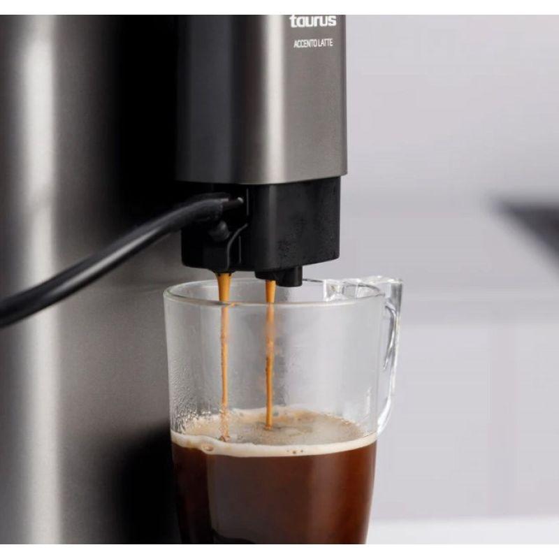 Taurus Accento Latte Espresso Machine 20 bar Black/Silver