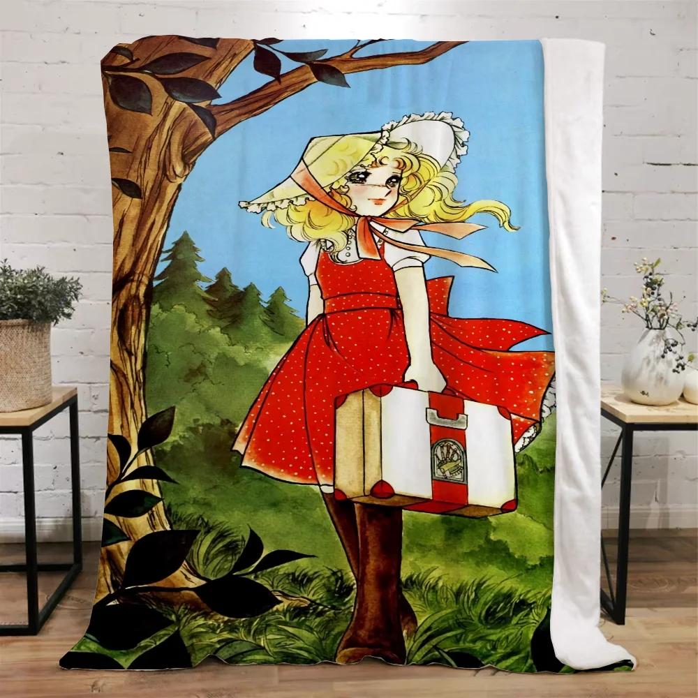 Candy Candy Fluffy Soft Blankets for Decorative Sofa Blanket Beach Towel Knitted Plaid Bed Throw Home Interior Luxury Bedding