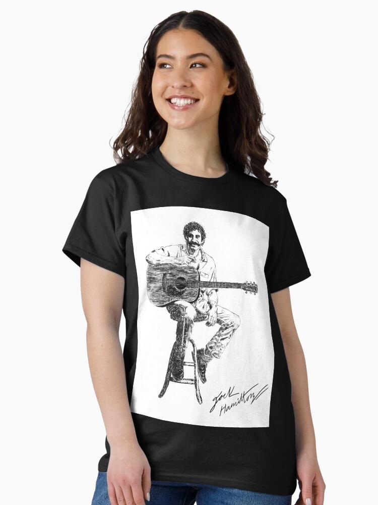 Jim Croce Jim Croce Original Ink Drawing Print Classic T-Shirt