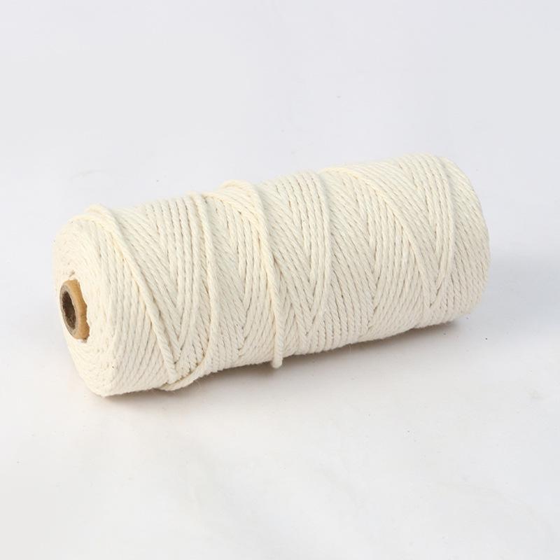 4mm 300m Colored Hand-Woven Cotton Rope for DIY Tapestry and Ornaments