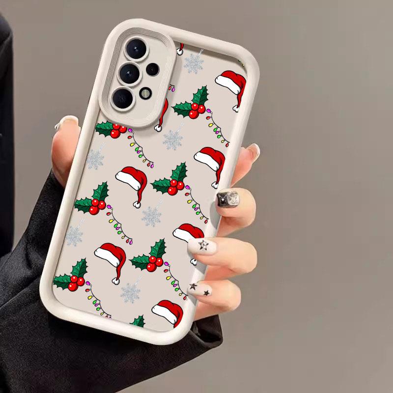 Merry Christmas New Year Gift Case For Samsung Galaxy A55 A35 5G A13 A54 A53 A52 A34 A06 A32 A14 A23 A24 A12 A51 A71 Phone Cover