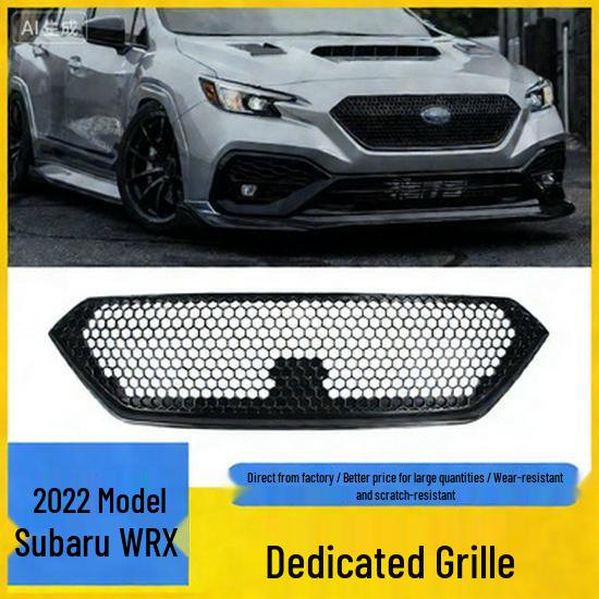 Передняя решетка радиатора 2022 Subaru WRX Sport, Без логотипа, Жемчужно-черный