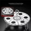 Detachable Foldable Egg Steamer Adjusted Height Steaming Tray Household Egg Steaming Rack  Bun