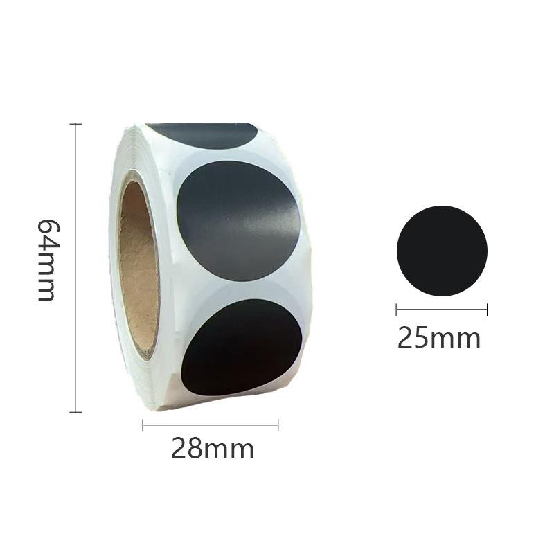 Colored Writable Round Sealing Stickers: Blank Adhesive Labels On a Roll for Color-Coded Dot Marking and Numbering.