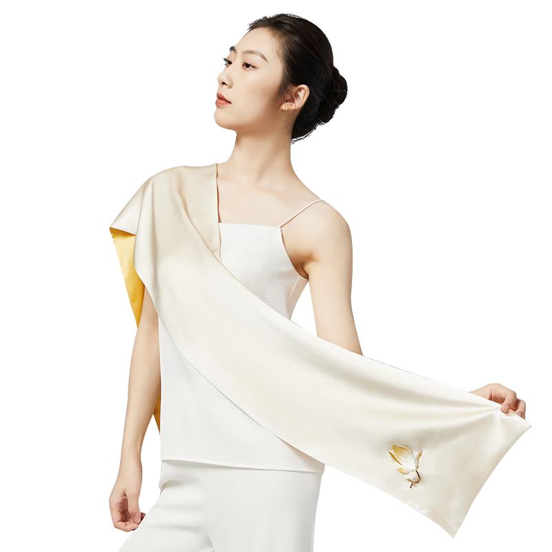

Chinese Style Su Embroidery Mulberry Silk Shawl