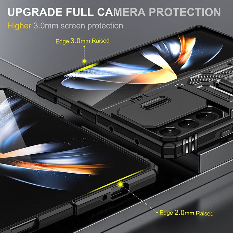 Custodia per Telefono Antiurto per Samsung Galaxy Z Fold 7 6 5 Con Copertura Fotocamera