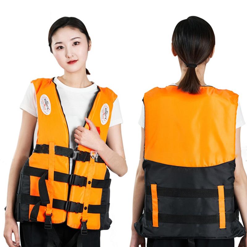 Emergency Flood Control Life Jackets For Adults And Children High Buoyancy Fishing Professional Boat Foam Life Vests Buoyancy Ve