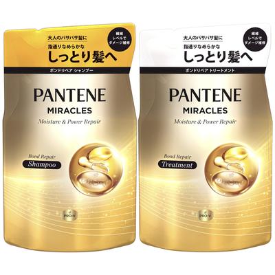 Pantene Miracles Shampoo and Treatment Set 350g + 350g Refill Moisture and Power Repair