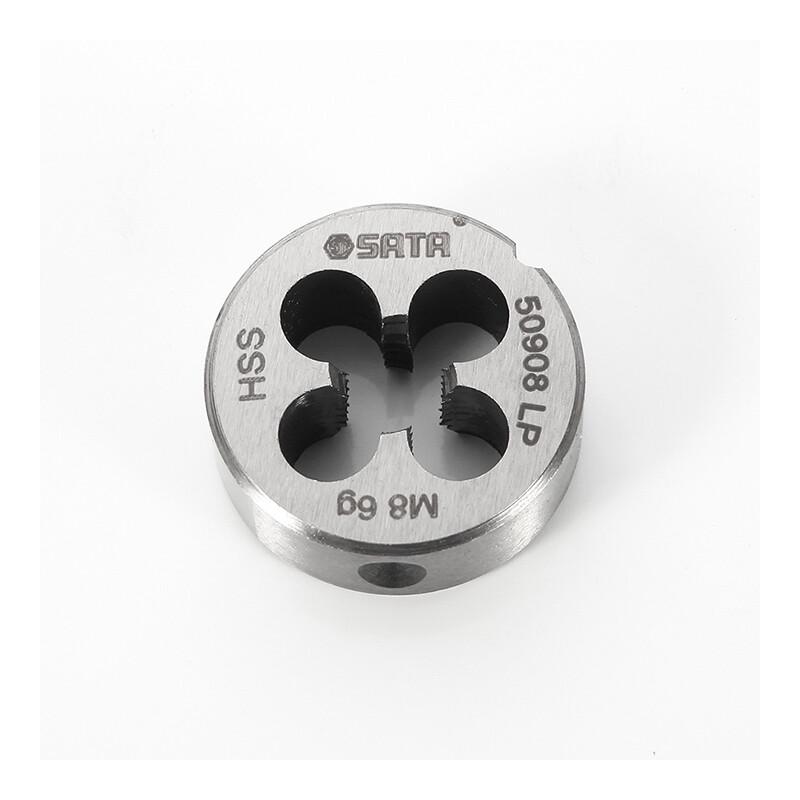 SATA 50910 High-Speed Steel Coarse Thread Round Die M10x1.5
