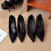 2025 Nouvelles Femmes Nouvelle Mode Chaussures à Talons Hauts à Enfiler Dame Décontracté Printemps & Été Bout Pointu Talons Hauts Tacones Altos