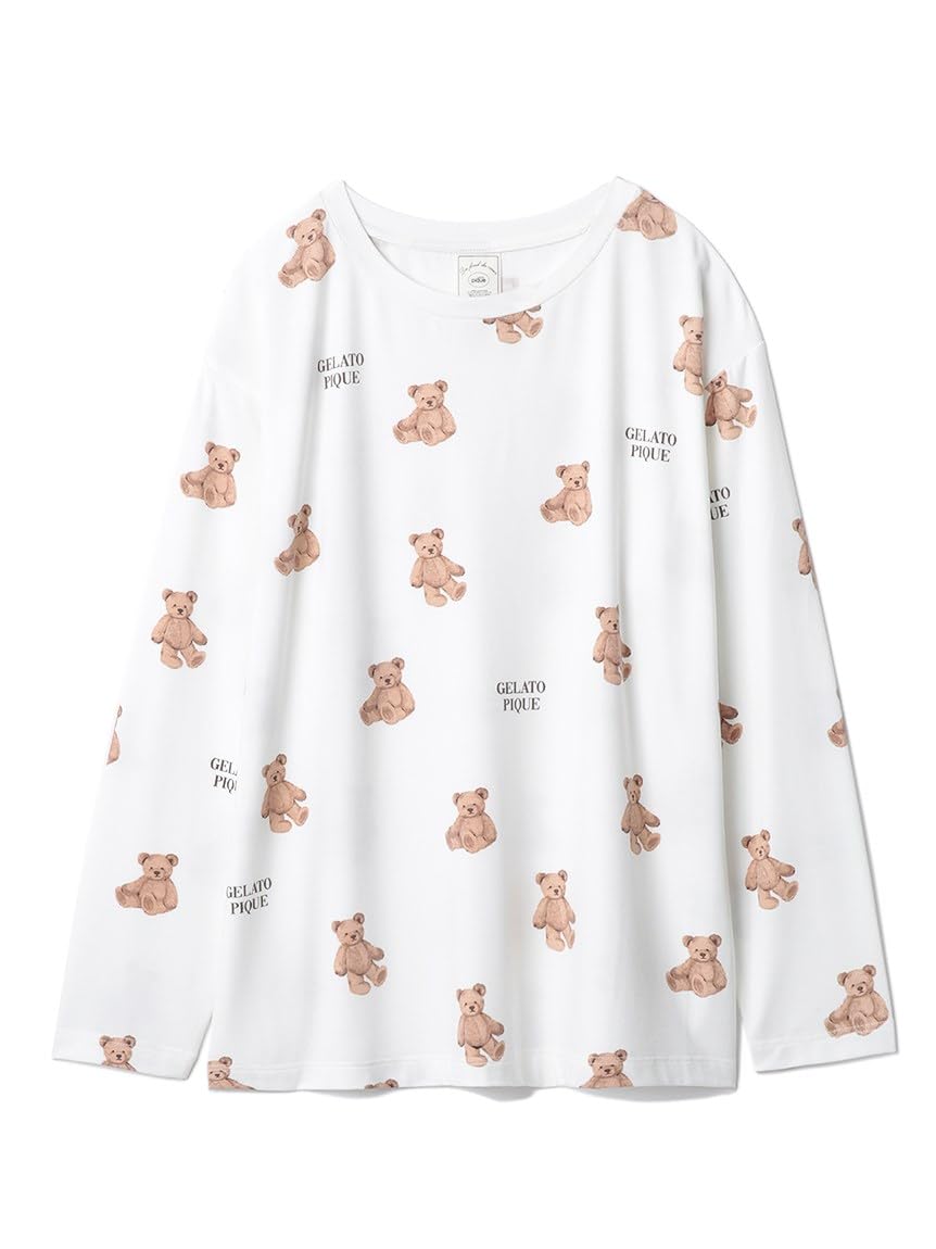 

Gelato Pique Pullover PWCT254370 OWHT Free Size 3-Pattern Women s