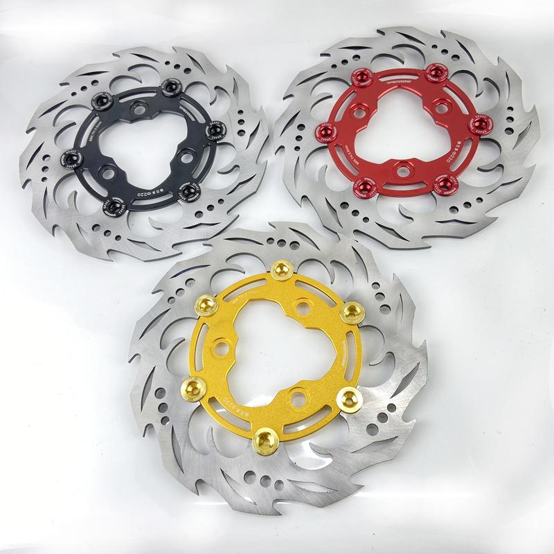 Universal Electric motorcycle Floating disc 220mm brake disc For For Yamaha Aerox Nitro BWS Zuma RSZ JOG Force M3 N1s