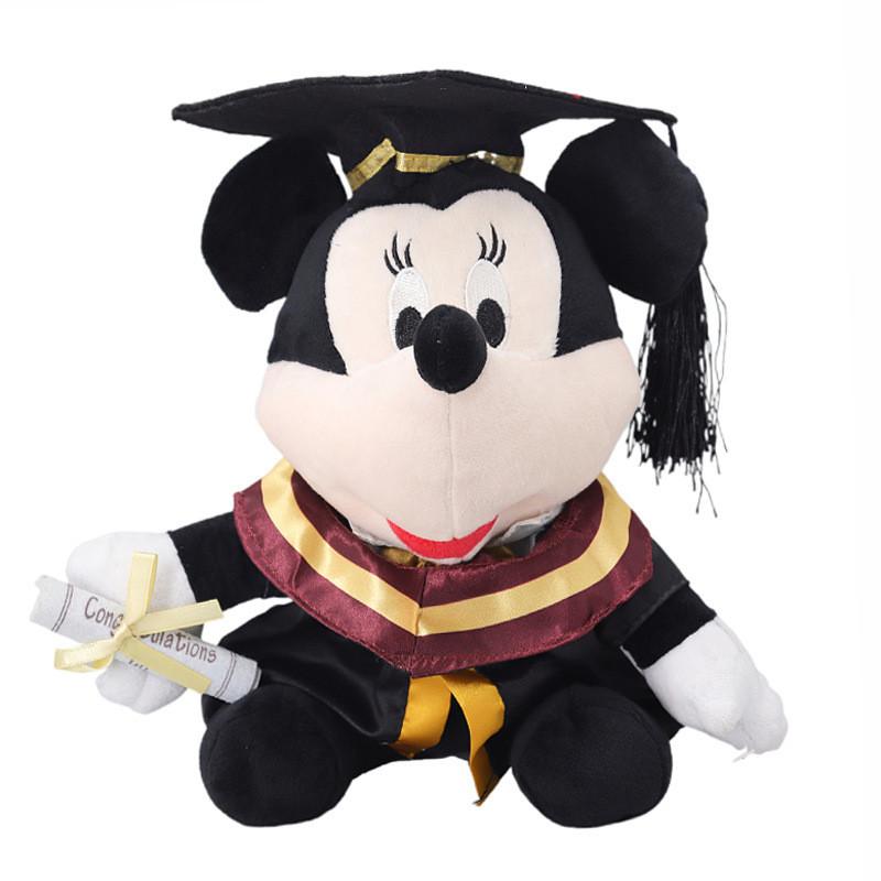 Cute Graduate Teddy Bear Plush Toy Soft Pp Cotton Stuffed Animal For Graduation Gift