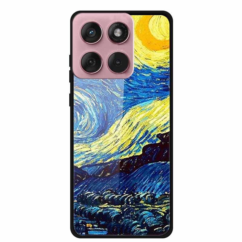 For Motorola Edge 60 60s 5G Case Hard Back Cover Tempered Glass Case For Motorola Edge 60 Fusion Phone Case Soft TPU Bumper Para