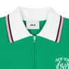 New MLB College Style Series Polo Shirts Women's Green 3FKPV0543-50GNN
