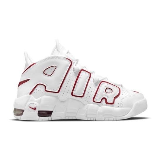 Nike Air More Uptempo Low White Varsity Red 2021 - DJ5988-100