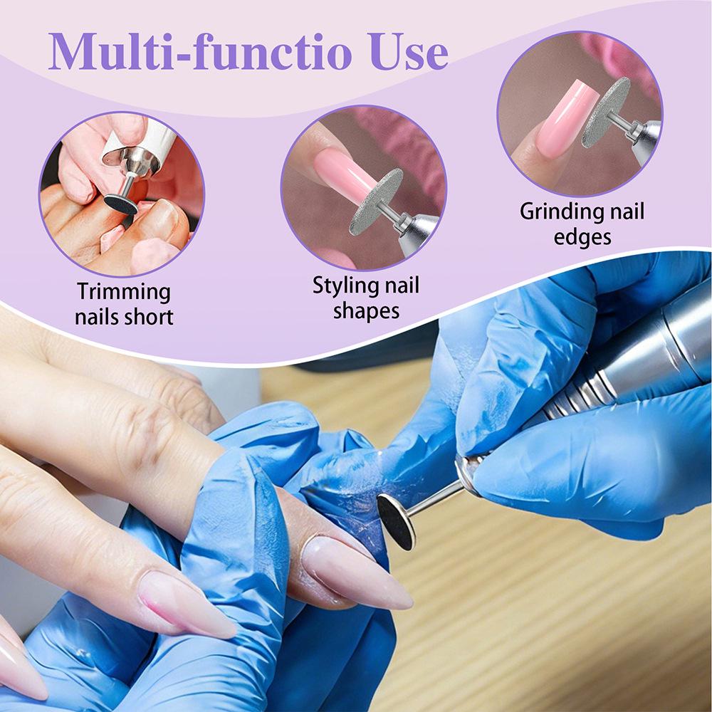 Nail Shaping Sanding Disc: Trapezoid Grinding Head for Pre-treatment