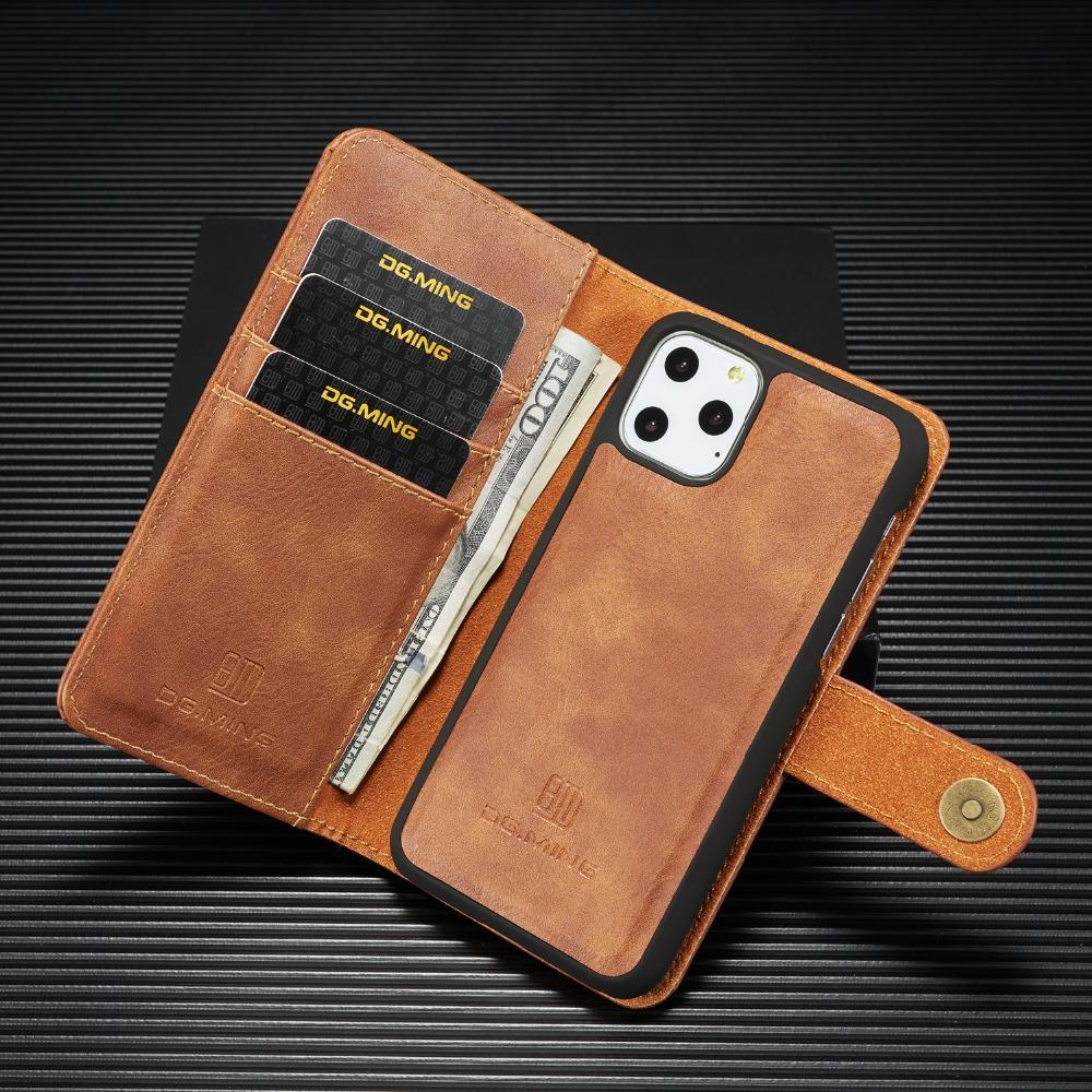 Magnetic 2 In 1 Removable Wallet Flip Case For iPhone15 14 Plus 12 11 13 Pro MAX XR XS Case Luxury Detachable Leather Back Cover
