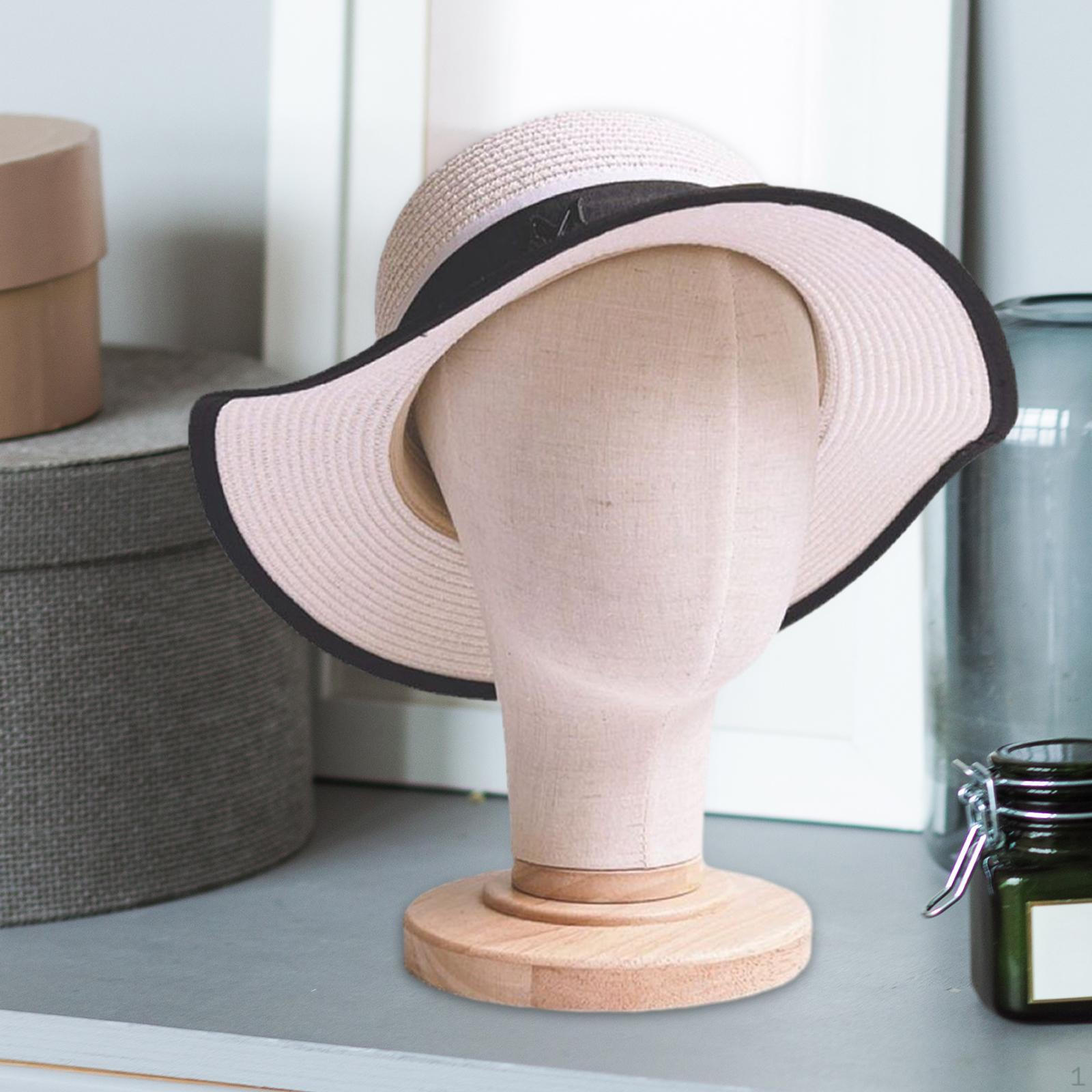 

Голова манекена Модель Перука Капелюх Дисплей Стенд Тримач 54 см Багатофункціональний міцний манекен для коричневий