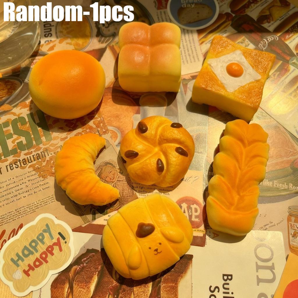Bread Series Slow Rebound Decompression Squeeze Toys Venting Pinching Toy Christmas Birthday Best Gift For Boys Girls Children