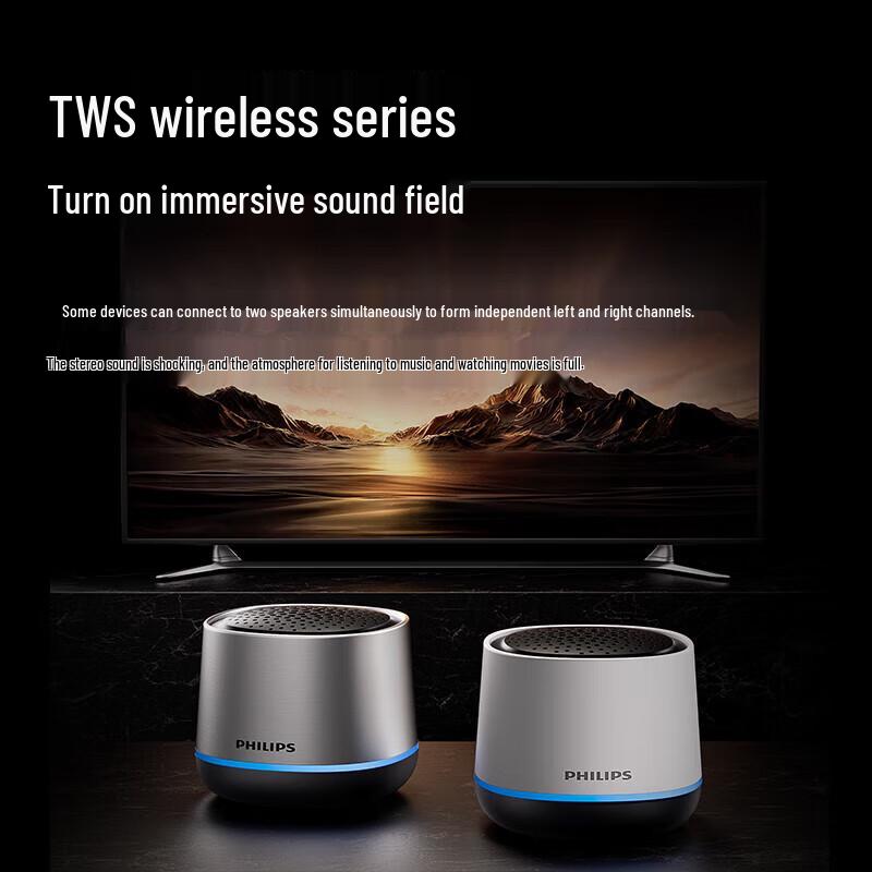 Philips TAS1009 Portable Mini Bluetooth Speaker