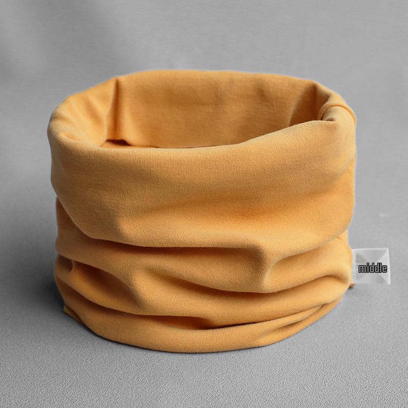 Class A Pure Cotton Baby Snood: Kids' Autumn/Winter Neck Warmer, Windproof Pullover Scarf for Boys & Girls.