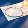 Douyin Pavé Set Smile Bracelet Bangle - Exquisite Fashion Jewelry for Women