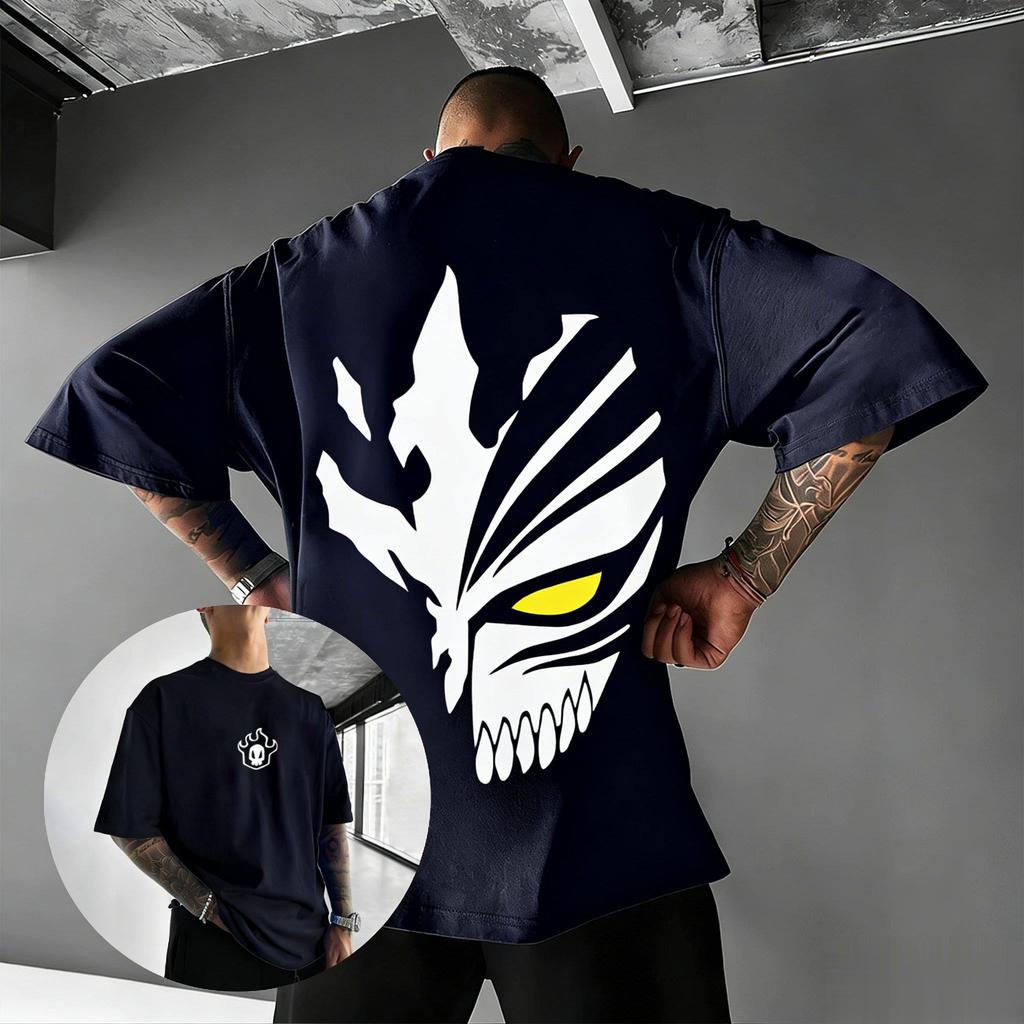 Oversized Vintage Graphic T Shirt Men Women Short Sleeve Tee Japanese Anime Print 2026 Summer Y2k Streetwear Casual Top Harajuku