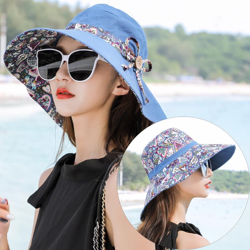 Breitkrempiger Sonnenhut im koreanischen Stil: Trendiges, vielseitiges Sommeraccessoire für Damen