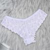 Women's Briefs Seamless Feather Lace Underpants Comfortable Panties Underwear Flower Edge Bikini Underwear