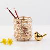 Pencil Holder Desktop Makeup Brush Holder Home Desk Ornaments for Bedroom Vanity