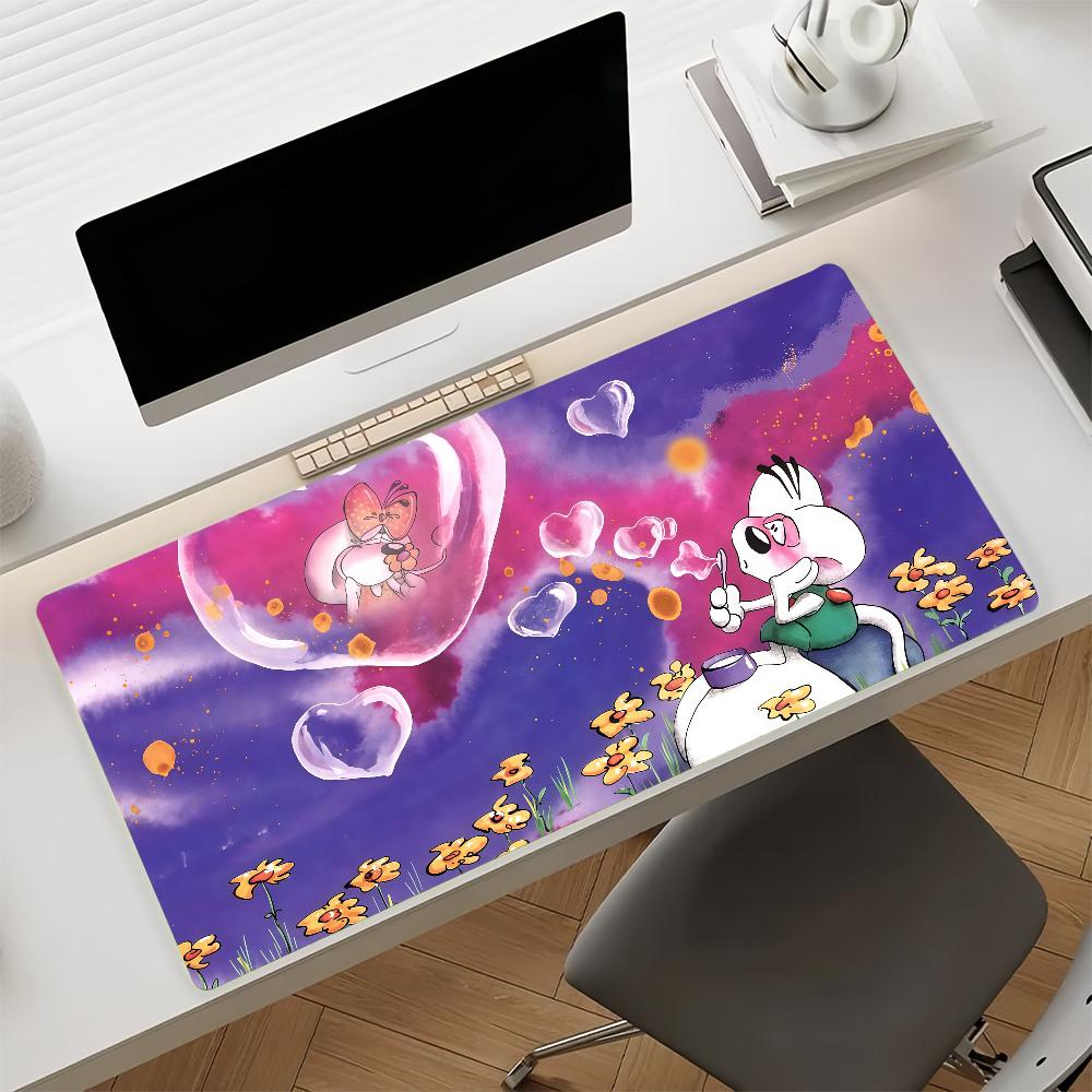 Diddl Cartone Animato Tappetino Mouse Antiscivolo Gomma Tappetino Computer Giocatore Equilibrio Decorazione Deskmat Laptop Ufficio Grande