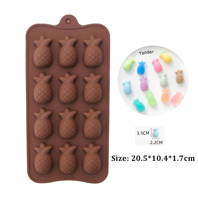 1-29 Handmade Silicone Mould Chocolate Candy Jelly Pudding Ice Mold Baking Tool