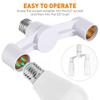 Einfache Installation E27 Verteiler Lampenfassung LED Glühbirne Sockel Adapter Licht Konverter Lampe