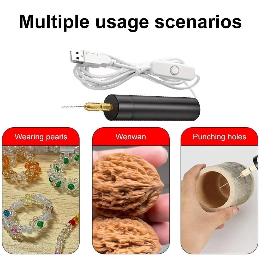 Priză USB Mini Burghiu Electric Burghie Incluse Stilou Gravură Proiecte Artizanale