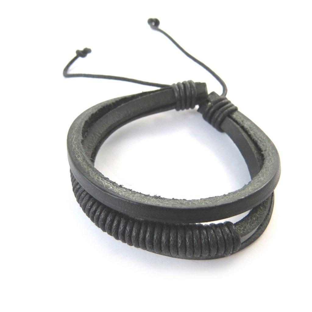 Les Trésors De Lily [N7013] - Mixed Bracelet 'Peaceful' Black