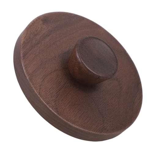 LABRIMP Nuts Wooden Cup Cover for Drinks, Coffee Mug Lid, Sealing Lid Button, Wooden Water Cup Lid, Mug Cover, Cup