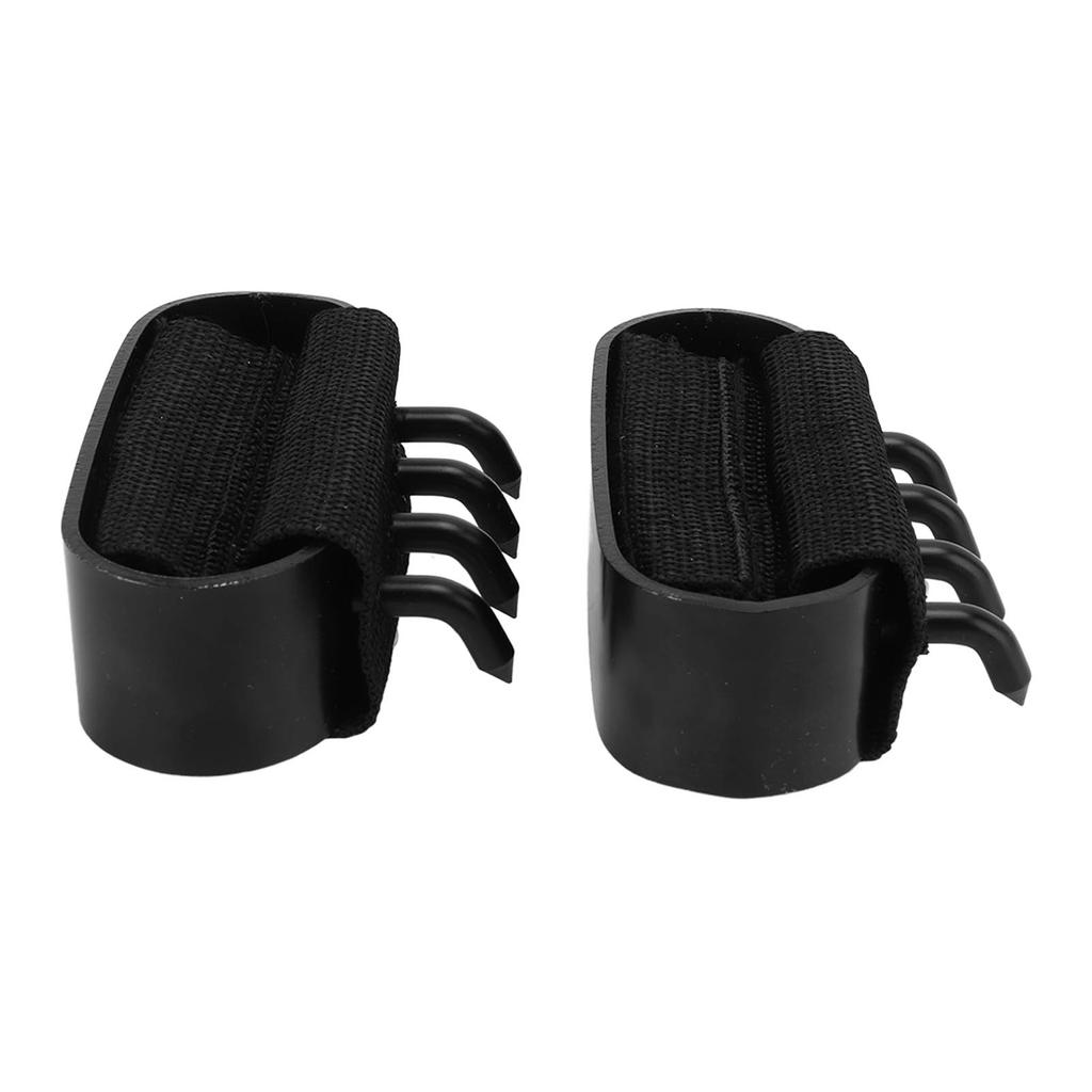 1 Pair Set 4 Tooth Spikes Crampon Hooks Wristband Durable Outdoor Climbing Hand Claw