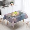 New Abstract Tea Tablecloth Waterproof and Oil-proof Dining Tablecloth Nordic Wind Bar Tablecloth Home Decoration