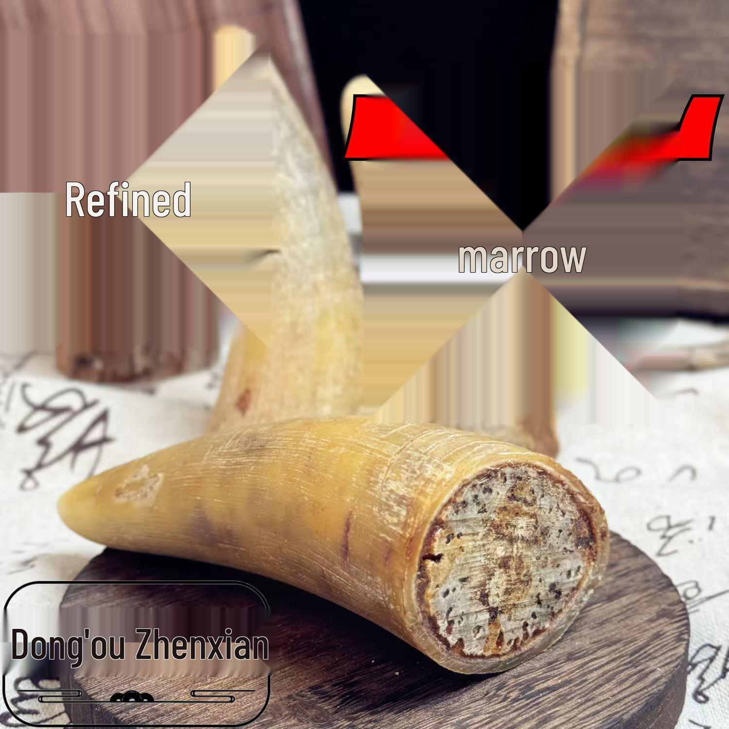 

Air-Dried Cow Horn Dog Chew Sticks for Small, Medium & Large Breeds - Ideal for Teething Small Horn 100-150g