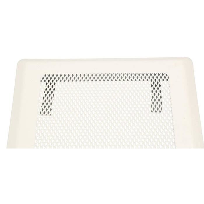 Grille d'aération - kotarbau - 16 x 16 cm - blanc - facile à installer - pour cheminée et poêle