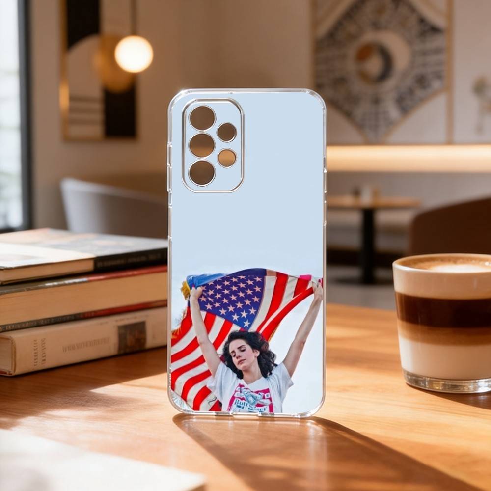 

L-Lana Del R-Rey Phone Case Transparent Silicone Soft For Samsung S25,S24,S21,S22,S23,S30,Ultra,S20,Plus,Fe Samsung S22ULTRA5G