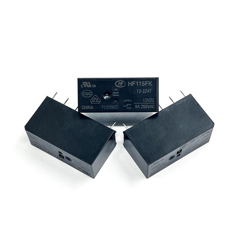 Relais Double Changement 16A 8 Broches – Modèles HF115FK-12-2Z4T & HF115FK-24-2Z4T