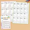 Student Friendly Arithmetics Exercise Book Multiplication Division Training Lightweight Design Sustainable Math Workbook
