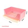 Neue Beste Große Premium Kaninchen-Katzentoilette - Überlegenes Geräumiges und Robustes Design - Hochwertige Feste Schublade - Ideale Gitter-Toilette für