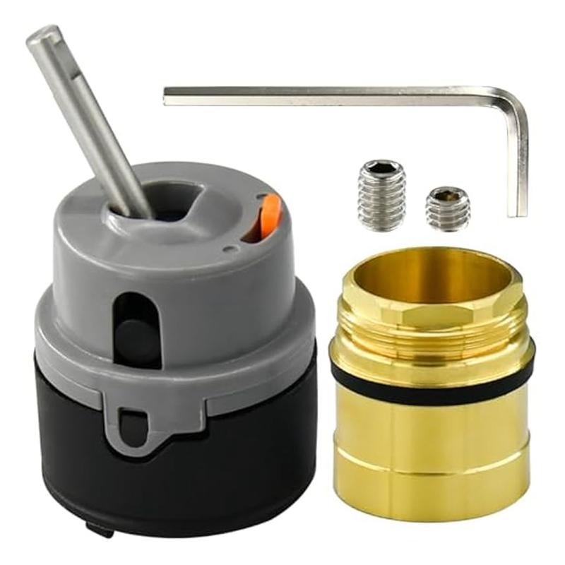 B97A-RP50587 Cartridge For Delta DST Single Handle RP51503 Bonnet Nut Lavatory Kitchen Shower Faucet Valve Assembly Faucet Cartr (as the picture,NONE)